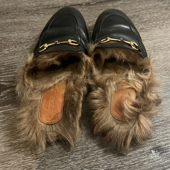 Gucci Princetown with fur size 38 - Picture 3 of 4